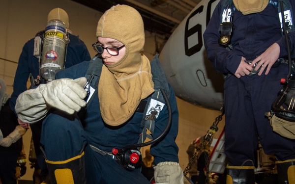 The Harry S. Truman Carrier Strike Group is on a scheduled deployment in the U.S. Sixth Fleet area of operations in support of naval operations to maintain maritime stability and security.