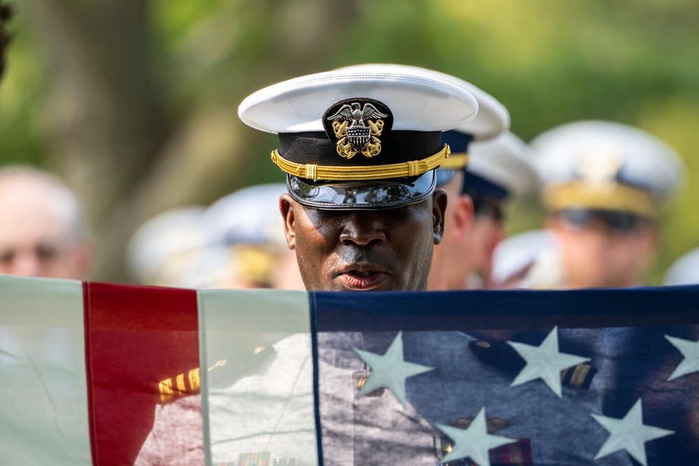 Vice Adm. John Currier Interment Ceremony