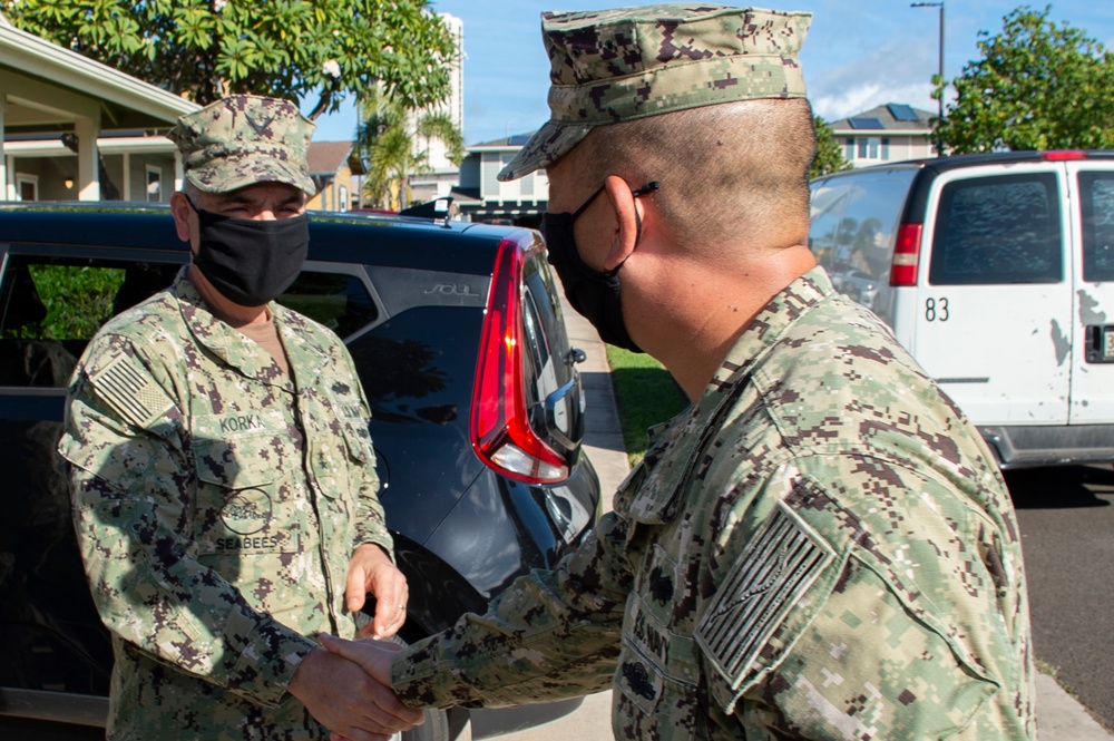 Rear Adm. Korka Site Visit