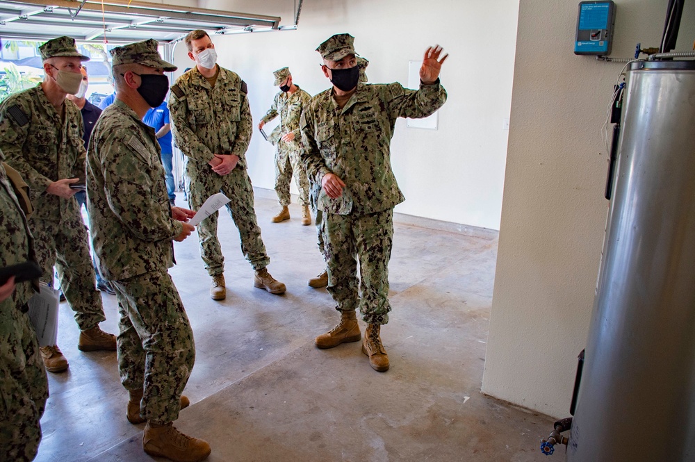 Rear Adm. Korka Site Visit