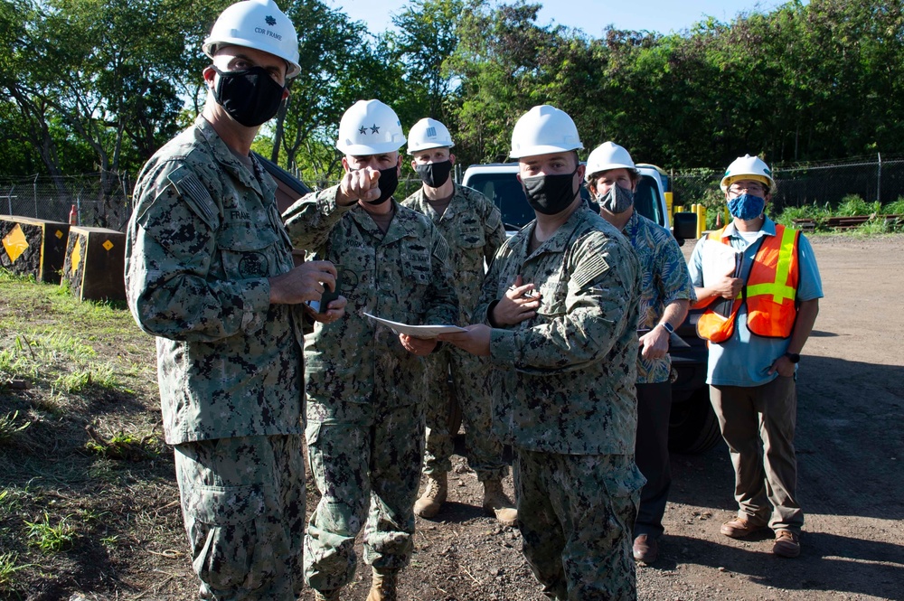 Rear Adm. Korka Site Visit