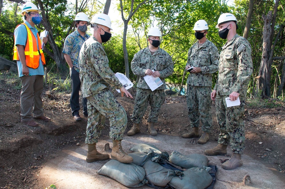 Rear Adm. Korka Site Visit