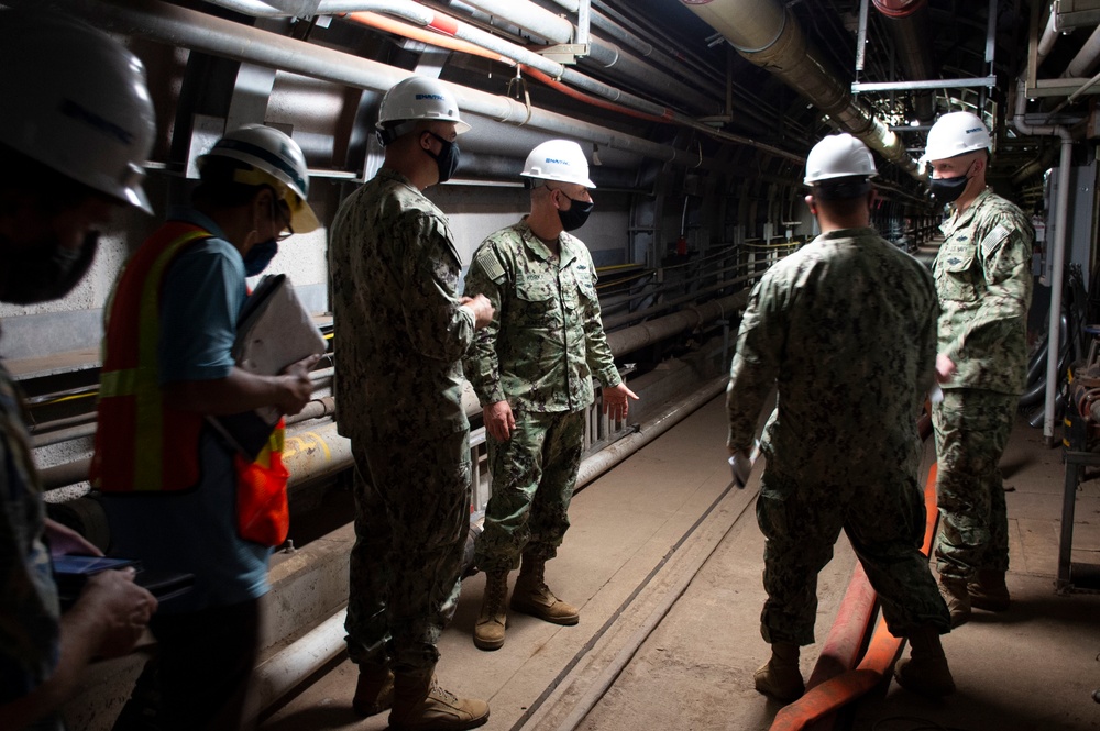 Rear Adm. Korka Site Visit