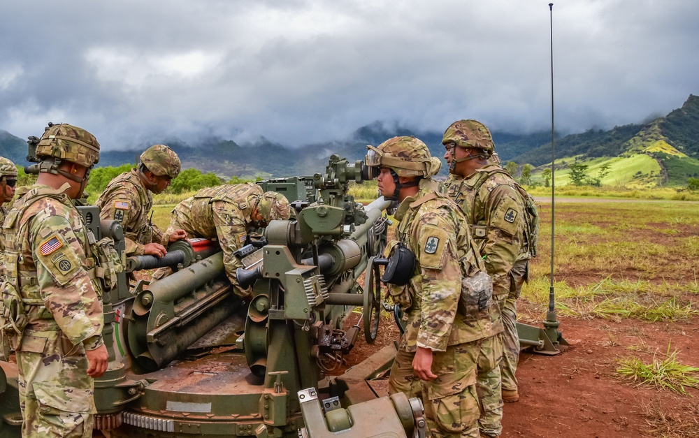 HIARNG King of Battle conduct fire missions