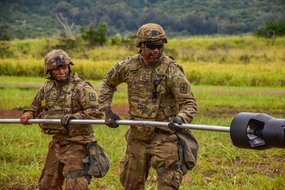 HIARNG King of Battle conduct fire missions