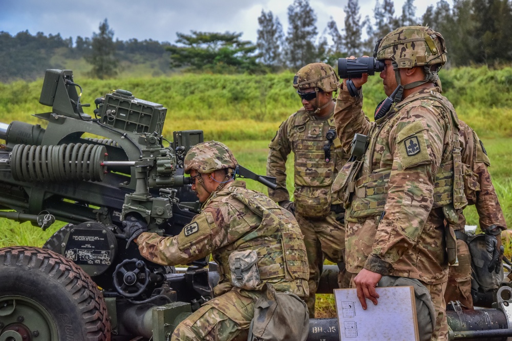 HIARNG King of Battle conduct fire missions