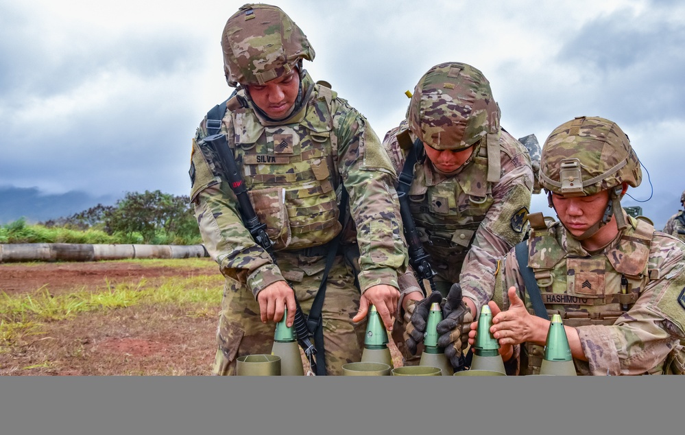 HIARNG King of Battle conduct fire missions