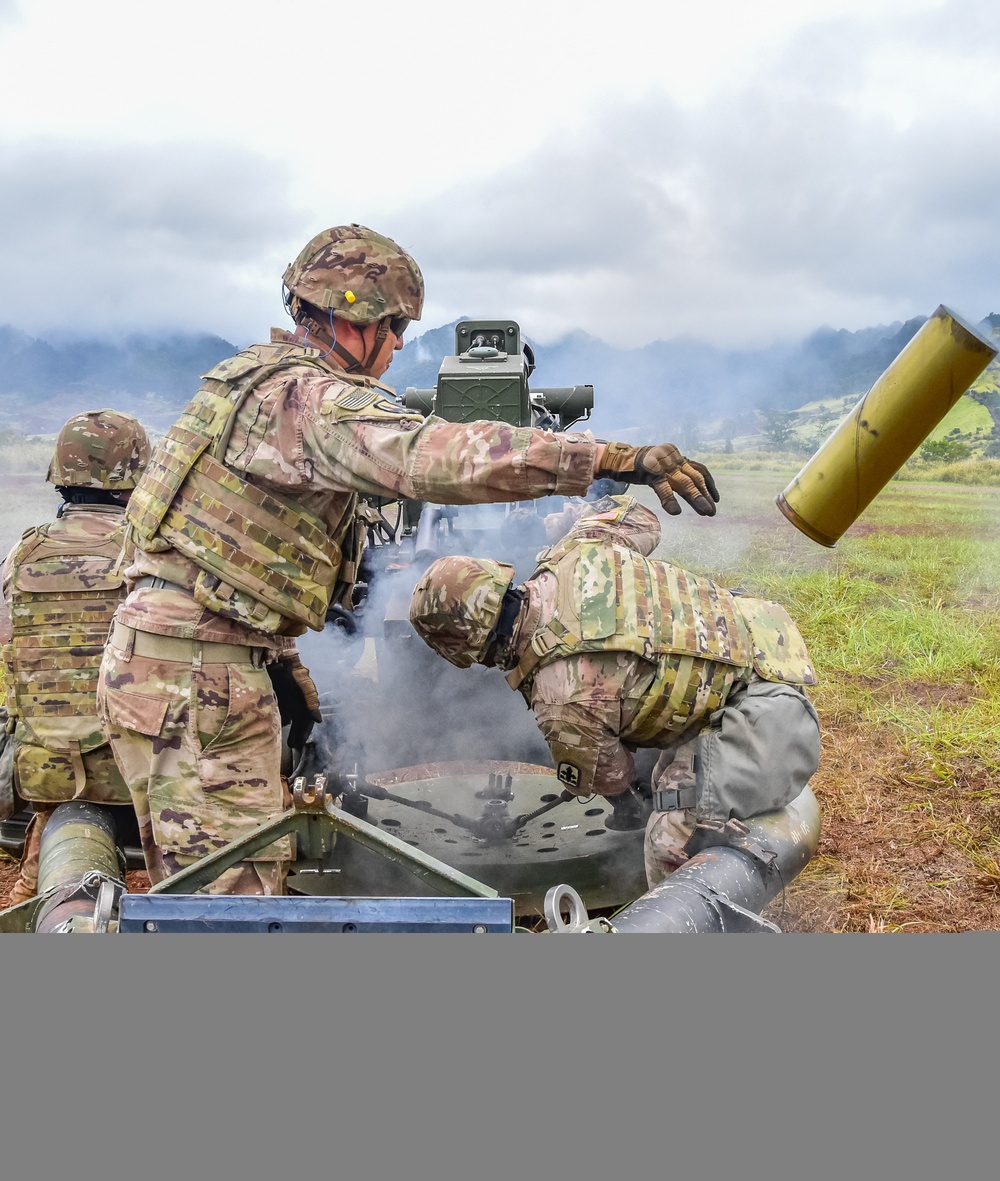 HIARNG King of Battle conduct fire missions