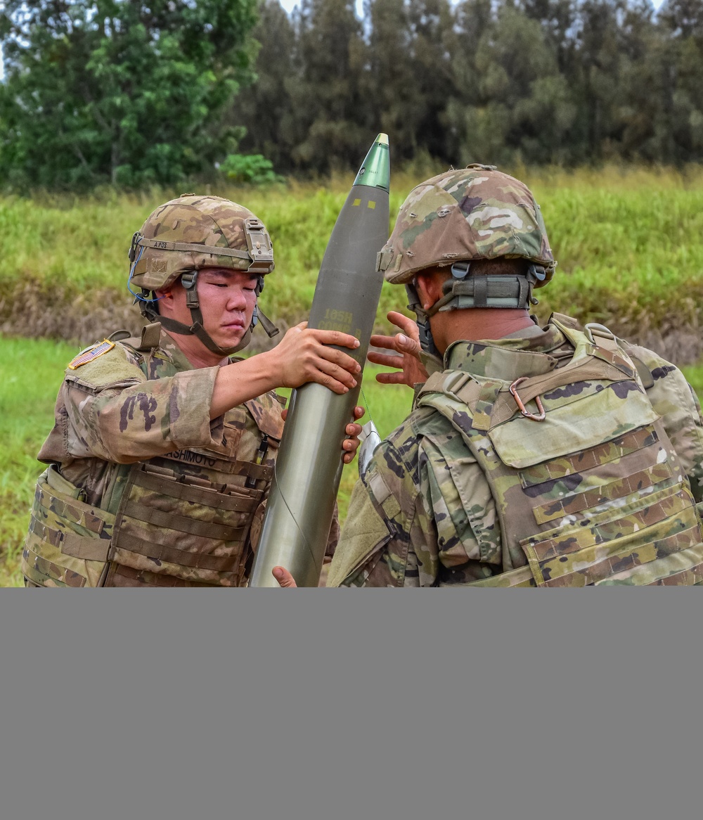 HIARNG King of Battle conduct fire missions