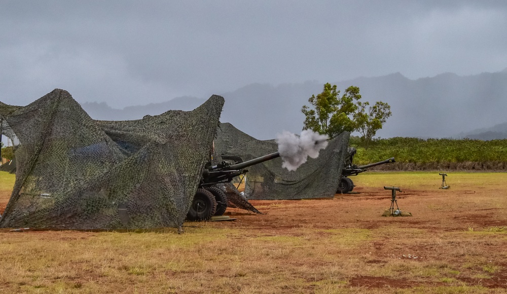 HIARNG King of Battle conduct fire missions