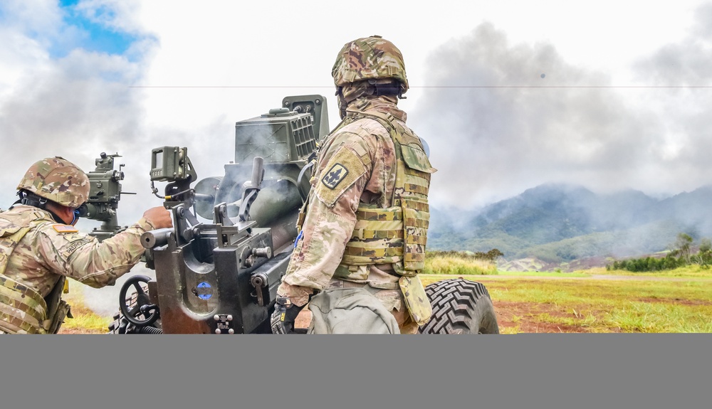 HIARNG King of Battle conduct fire missions