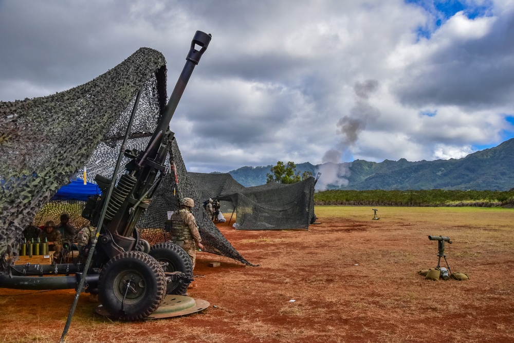 HIARNG King of Battle conduct fire missions