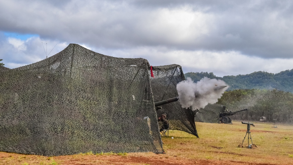 HIARNG King of Battle conduct fire missions