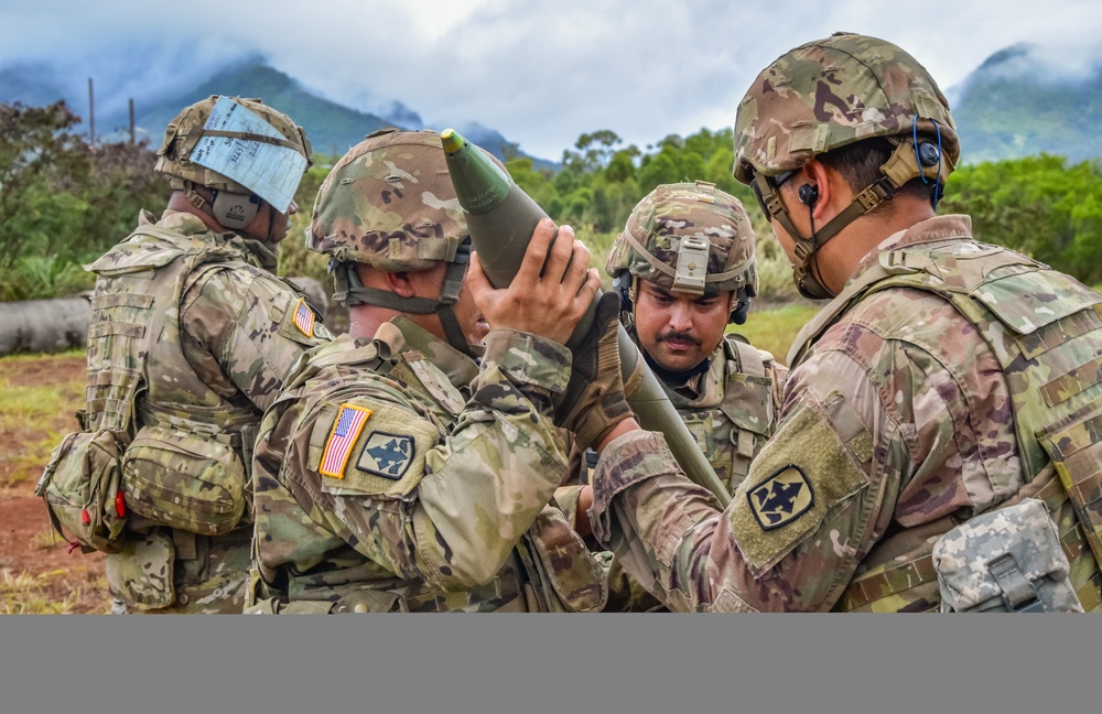 HIARNG King of Battle conduct fire missions