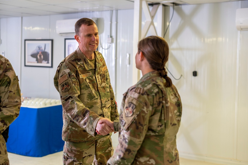 U.S. Air Forces Central commander visits 332nd AEW