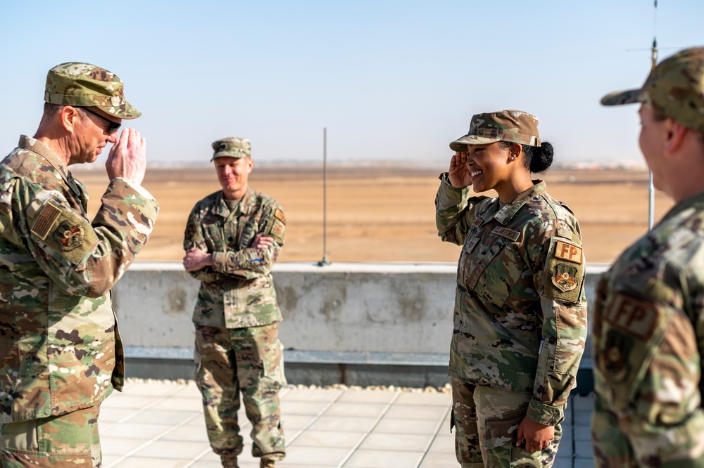 U.S. Air Forces Central commander visits 332nd AEW