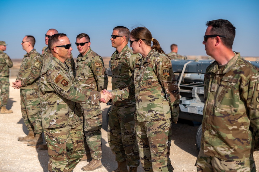 U.S. Air Forces Central commander visits 332nd AEW