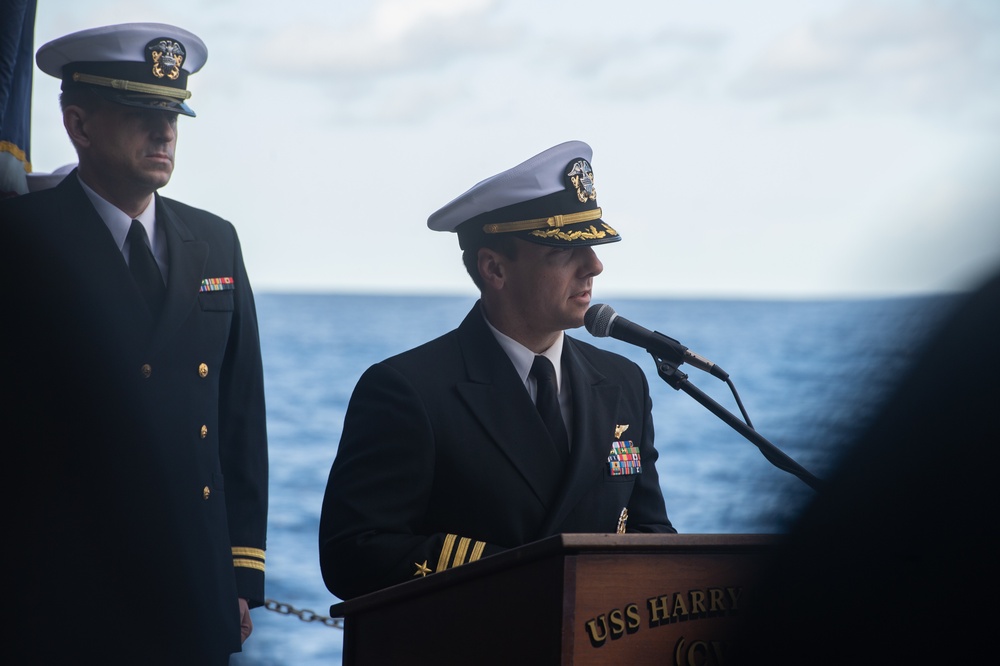 The Harry S. Truman Carrier Strike Group is on a scheduled deployment in the U.S. Sixth Fleet area of operations in support of naval operations to maintain maritime stability and security.