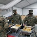 Task Force Pickett Leadership Serves Christmas Dinner