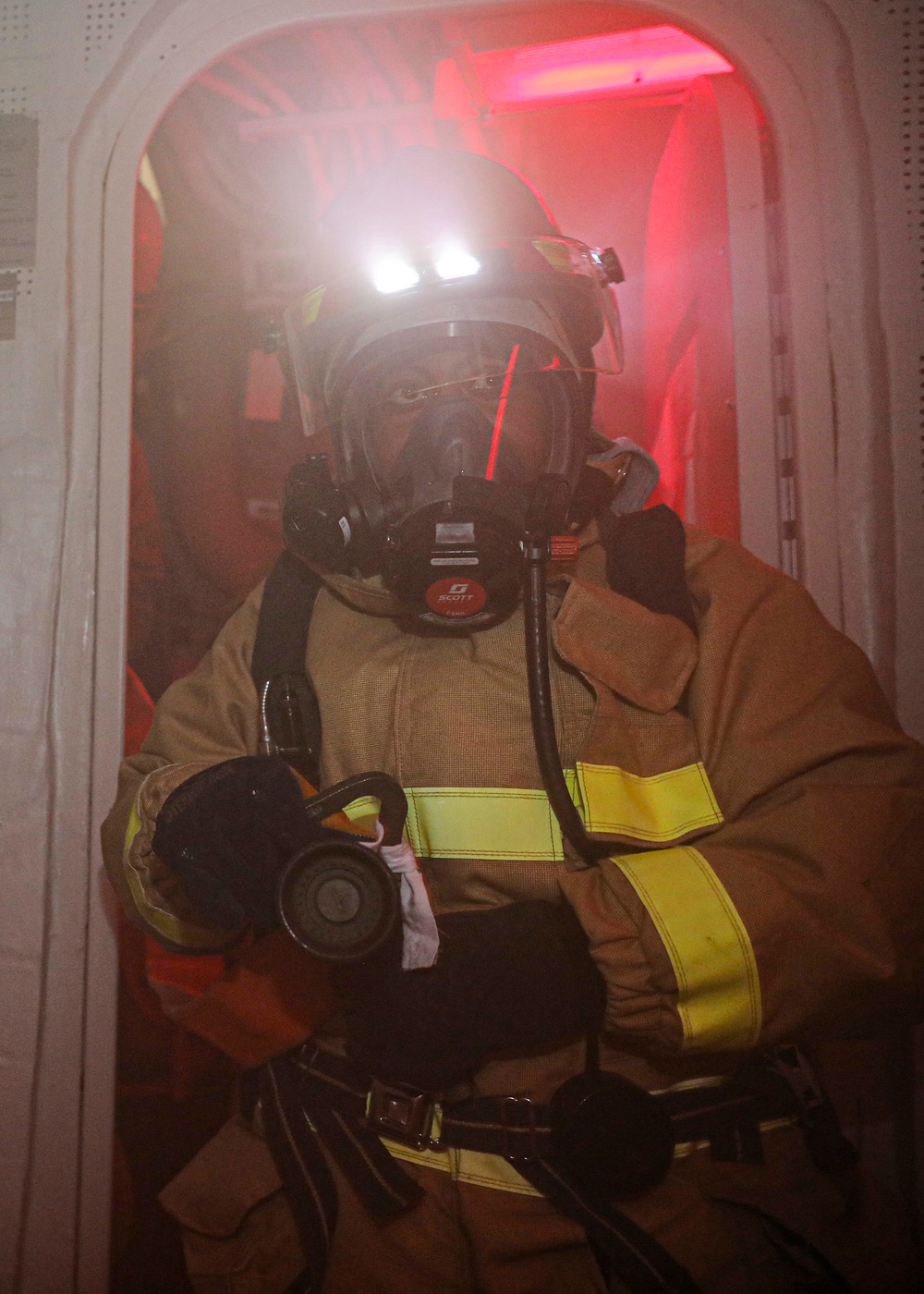 Damage Control Drill on Benfold
