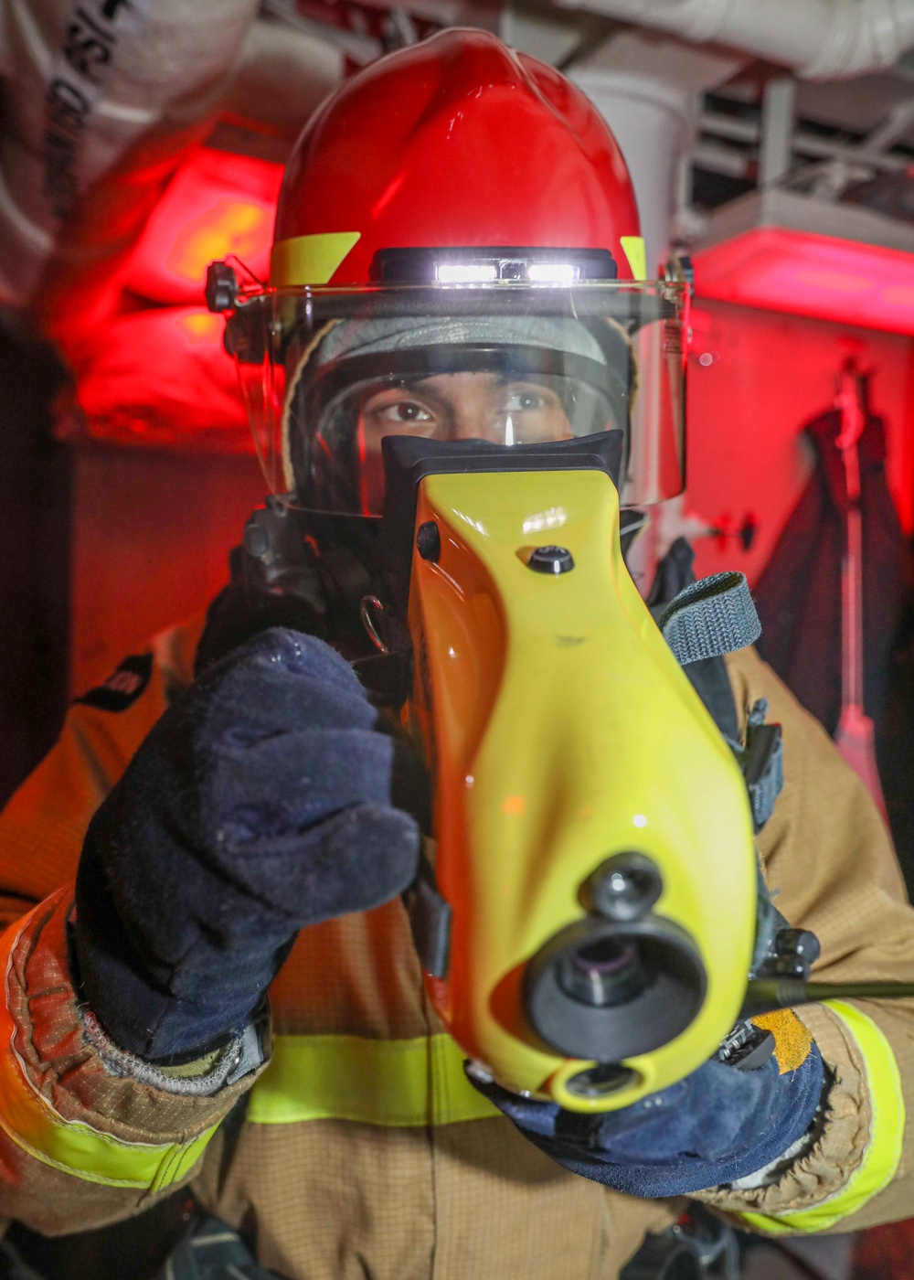 Damage Control Drill on Benfold