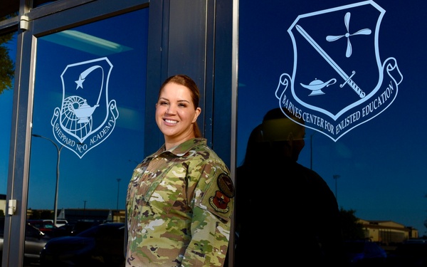 Chief Master Sgt. Julia Bruner becomes first Sheppard NCOA commandant