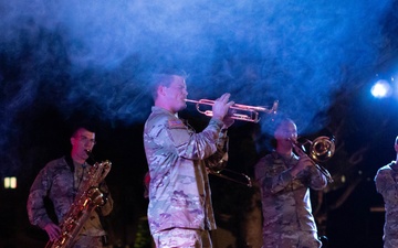 Tropic Lightning Brass Band Playing at the General's Loop