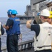 USS Benfold Conducts Replenishment-At-Sea with JS Towada