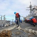 USS Benfold Conducts Replenishment-At-Sea with JS Towada