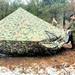 Marines practice building Arctic tent as part of CWOC Class 22-01 training