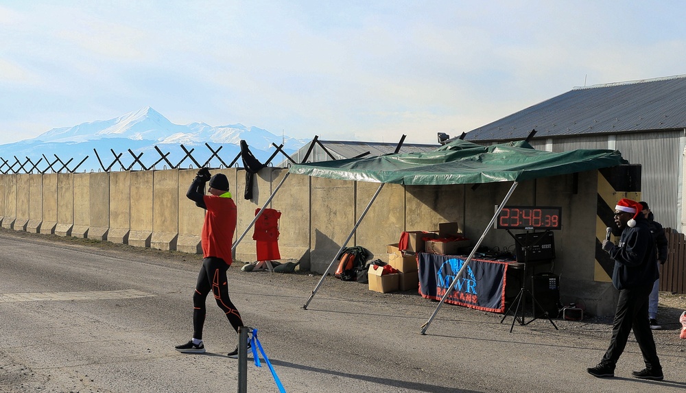 Christmas Day 5K at Camp Bondsteel, Kosovo