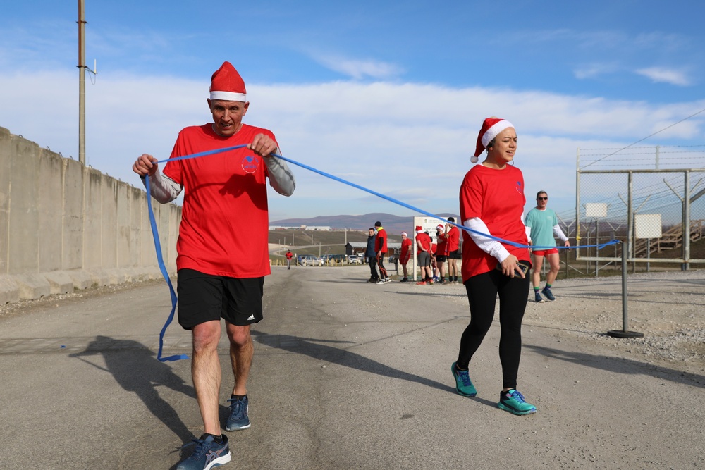 Christmas Day 5K at Camp Bondsteel, Kosovo