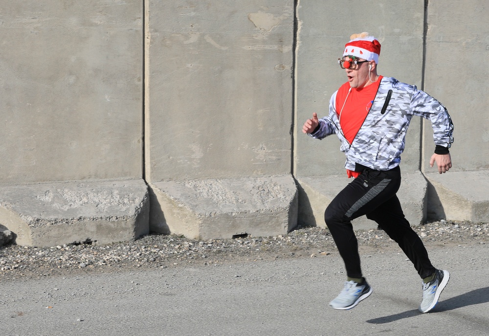 Christmas Day 5K at Camp Bondsteel, Kosovo