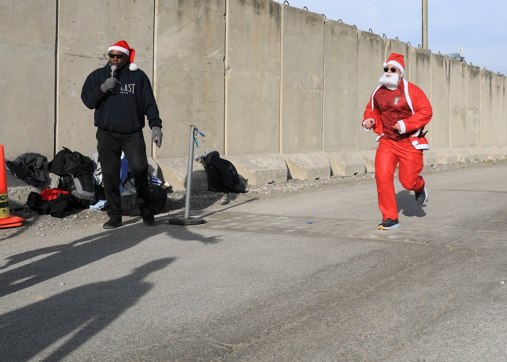 Christmas Day 5K at Camp Bondsteel, Kosovo