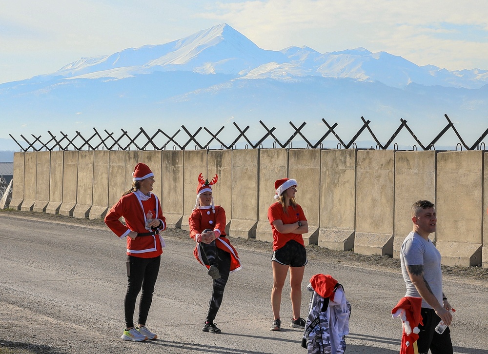 Christmas Day 5K at Camp Bondsteel, Kosovo