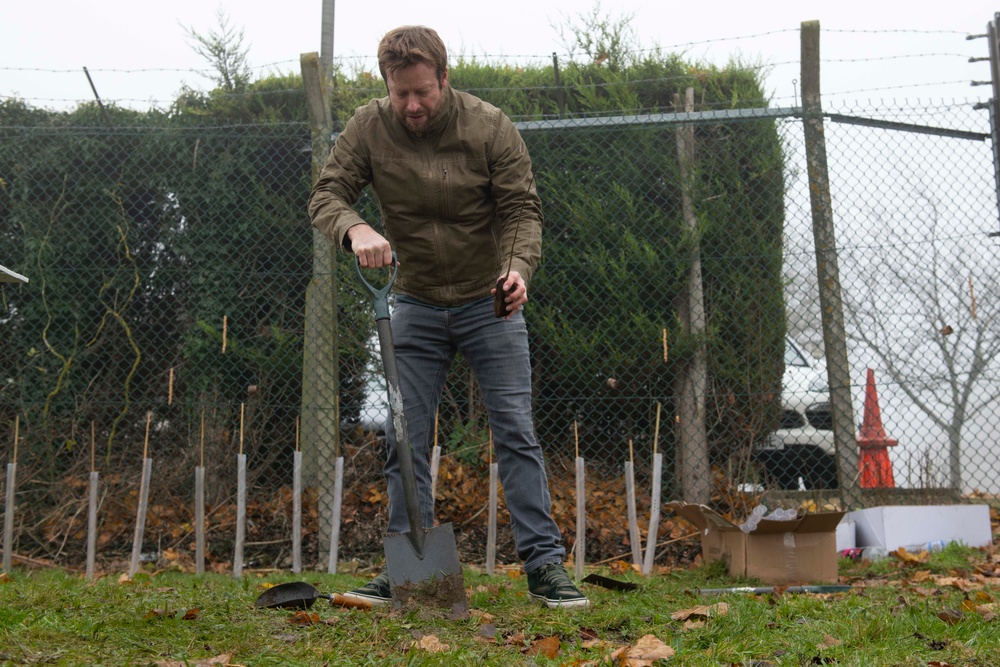 Alconbury students plant trees