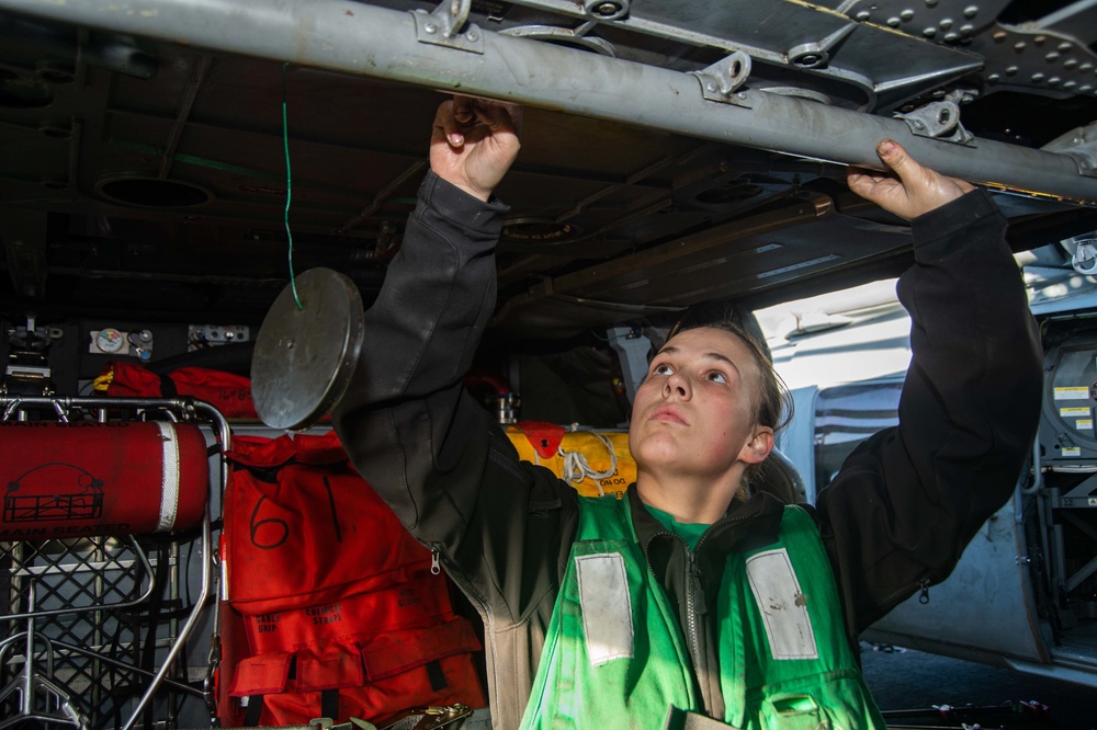 The Harry S. Truman Carrier Strike Group is on a scheduled deployment in the U.S. Sixth Fleet area of operations in support of naval operations to maintain maritime stability and security.