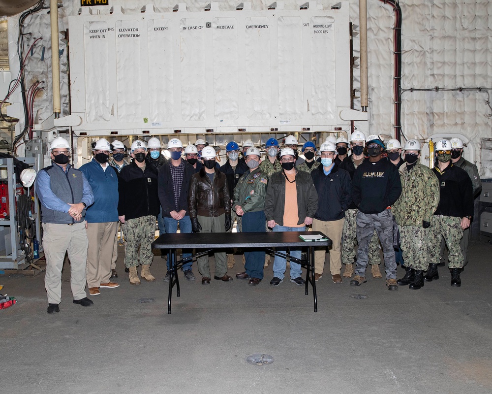 PEO Aircraft Carriers Visits GRF