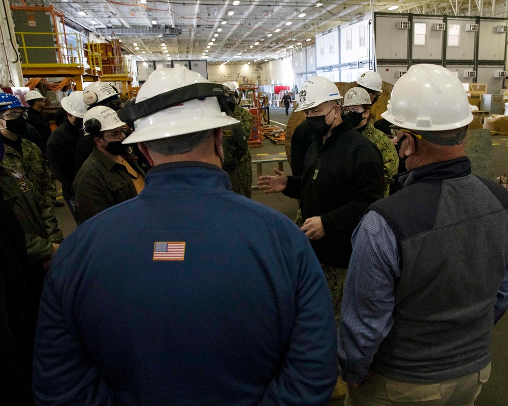 PEO Aircraft Carriers Visits GRF