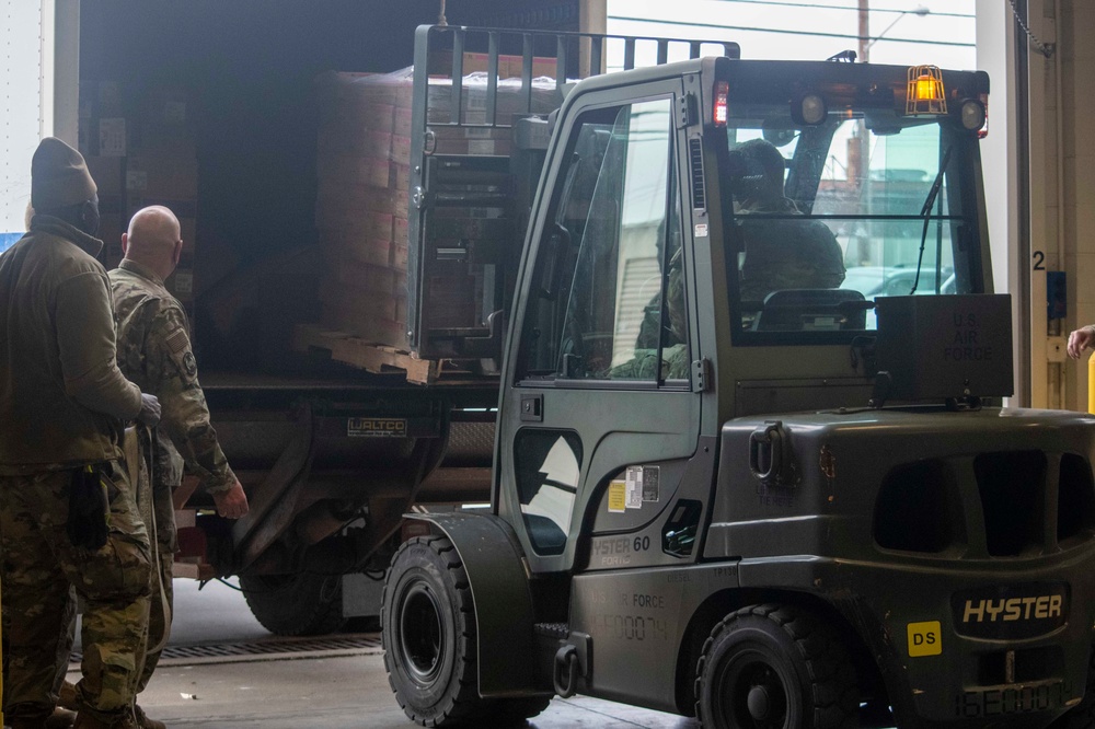 CBP and NYPD toy donation drive for Afghan children