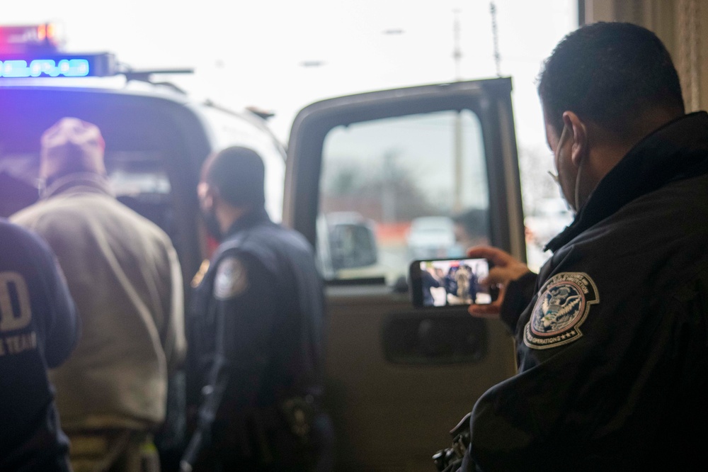 CBP and NYPD toy donation drive for Afghan children