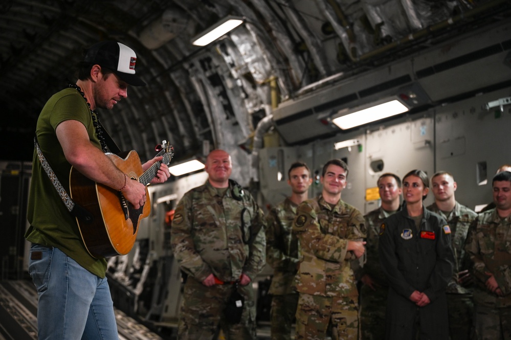 Country Music Television visits JBPHH Airmen