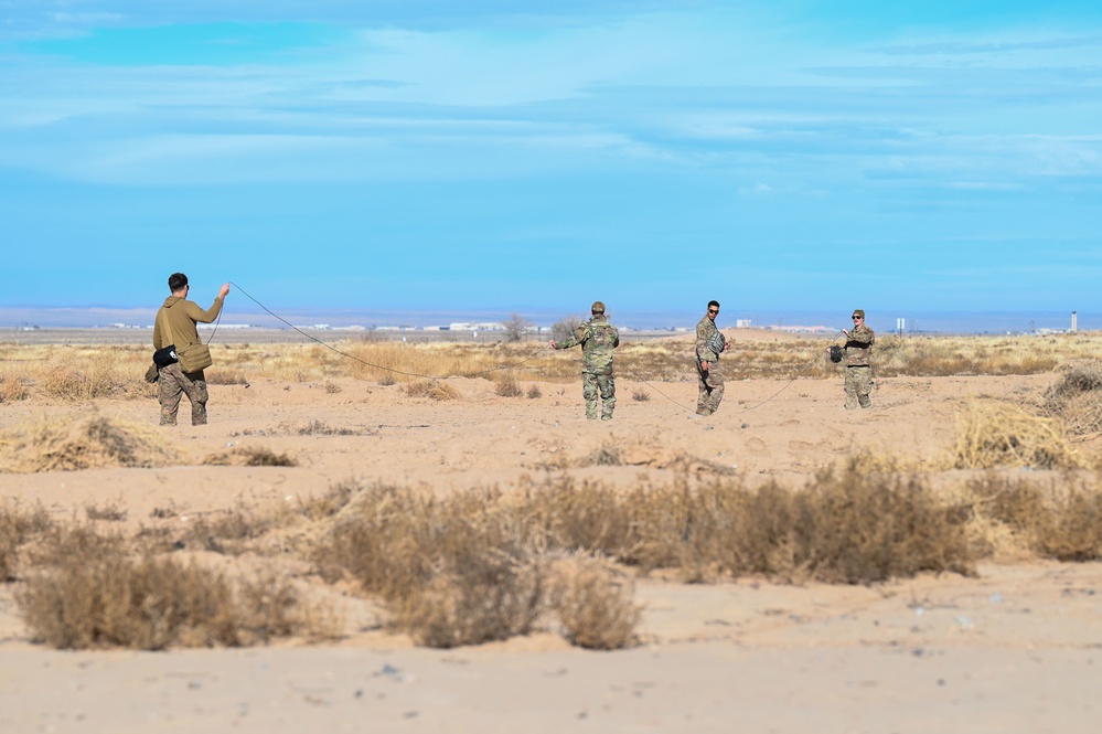 377th MSG EOD team has a blast, conducts explosive training