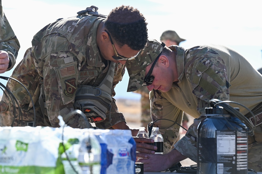 377th MSG EOD team has a blast, conducts explosive training