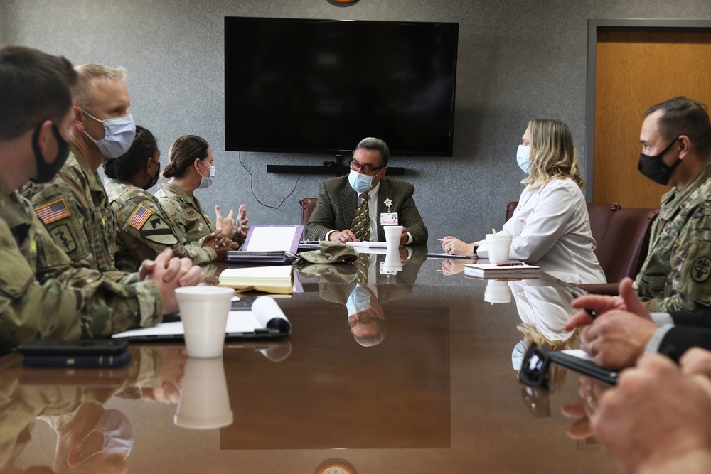 Fort Irwin medical leaders visit local hospitals
