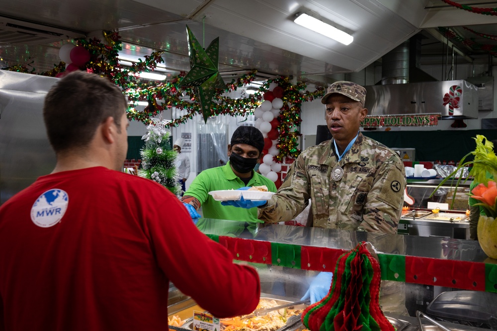 Camp Arifjan Christmas Meal 2021