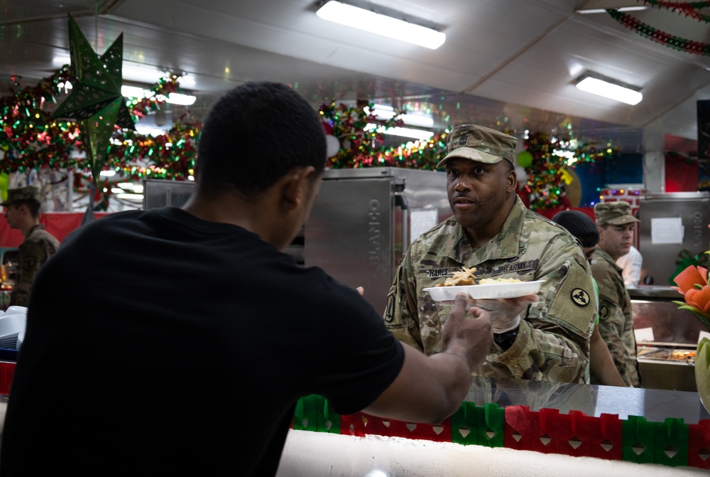 Camp Arifjan Christmas Meal 2021