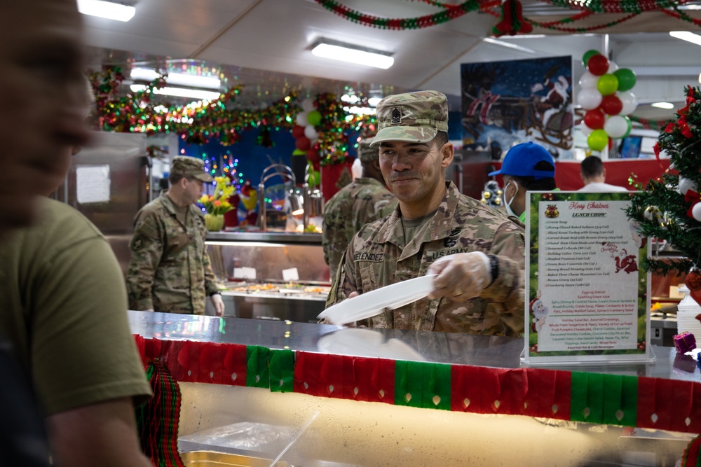 Camp Arifjan Christmas Meal 2021