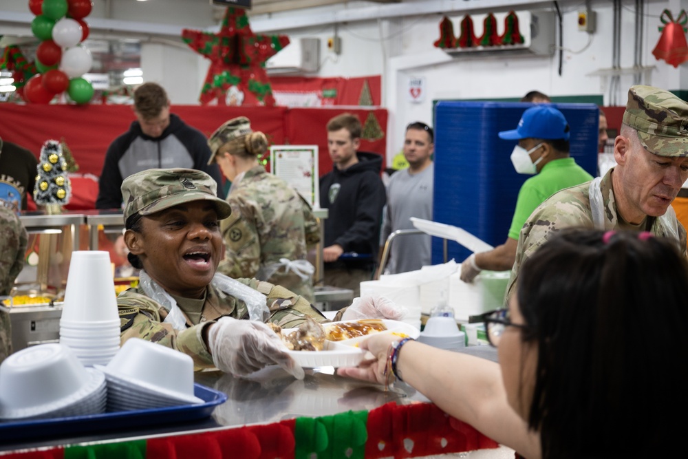 Camp Arifjan Christmas Meal 2021