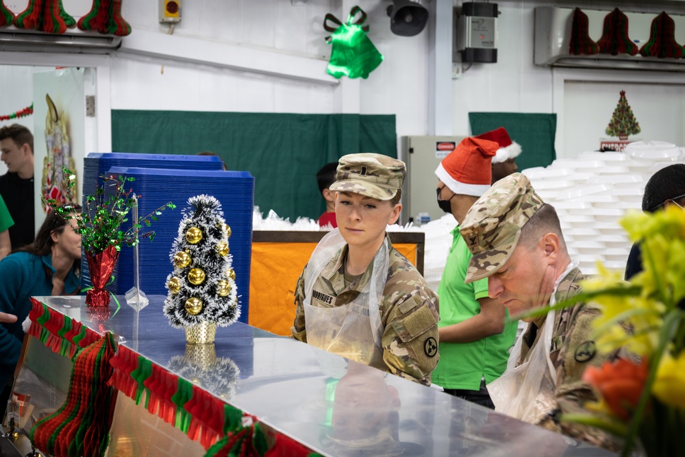 Camp Arifjan Christmas Meal 2021